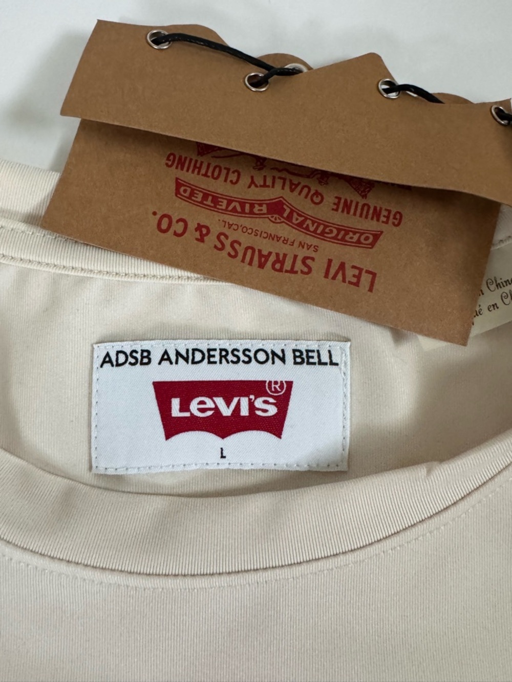 New Levis X ADSB Andersson Bell Second Skin Top Long Sleeve Shirt - Picture 6 of 9